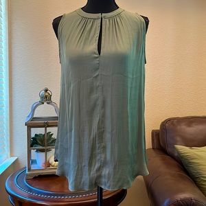 LOFT brand size small sleeveless green blouse